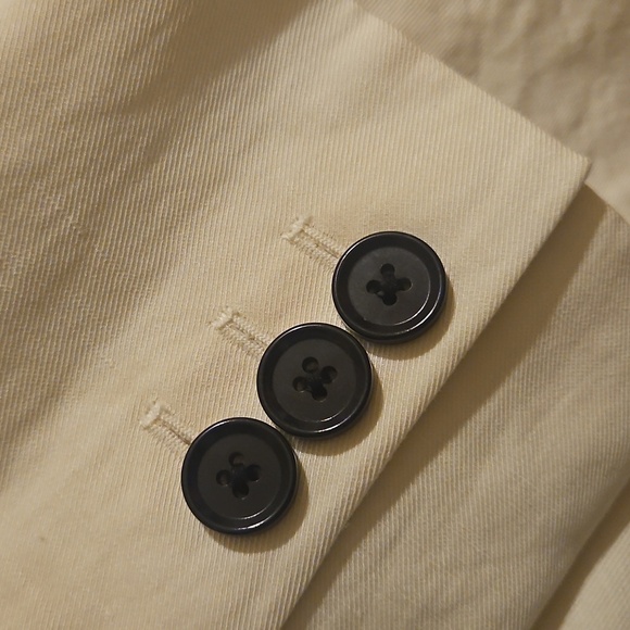 ME + EM ivory single button blazer size 6 - Picture 6 of 9